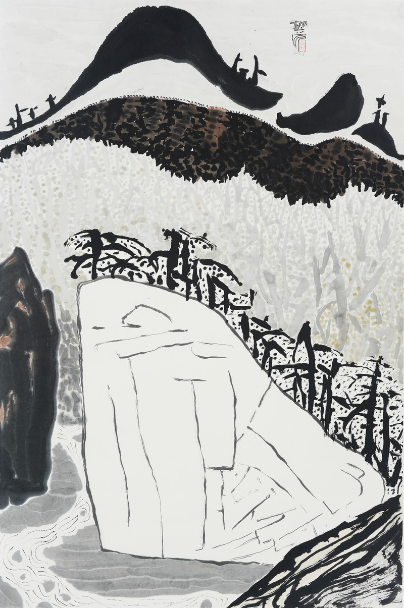 Jang Byeong Eun · Eastbrush · 张炳彥 · Landscape_in_Mind ·  ink_and_light_color_on_paper · 1050mm_x_700mm · 2026